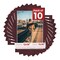 Dark Red Suede Mat Board for 12x18 Frames - Fits 11x16 Photos